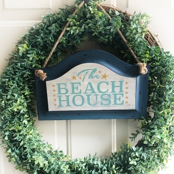 𝅺THE Beach House Rope Hanger Sign - Picture 4 of 4